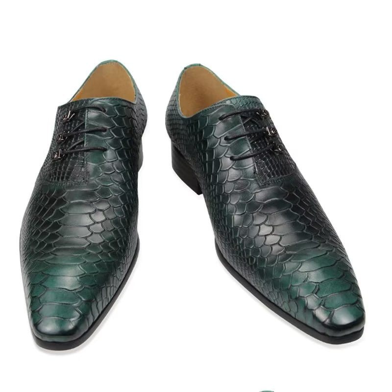 Ανδρικά Επίσημα Παπούτσια Wedding Brogues - Πράσινο