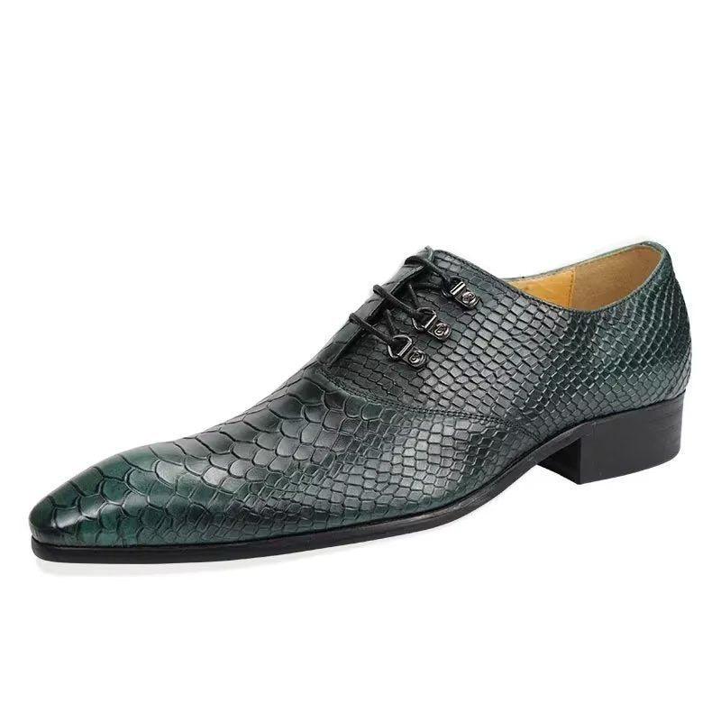 Ανδρικά Επίσημα Παπούτσια Wedding Brogues - Πράσινο