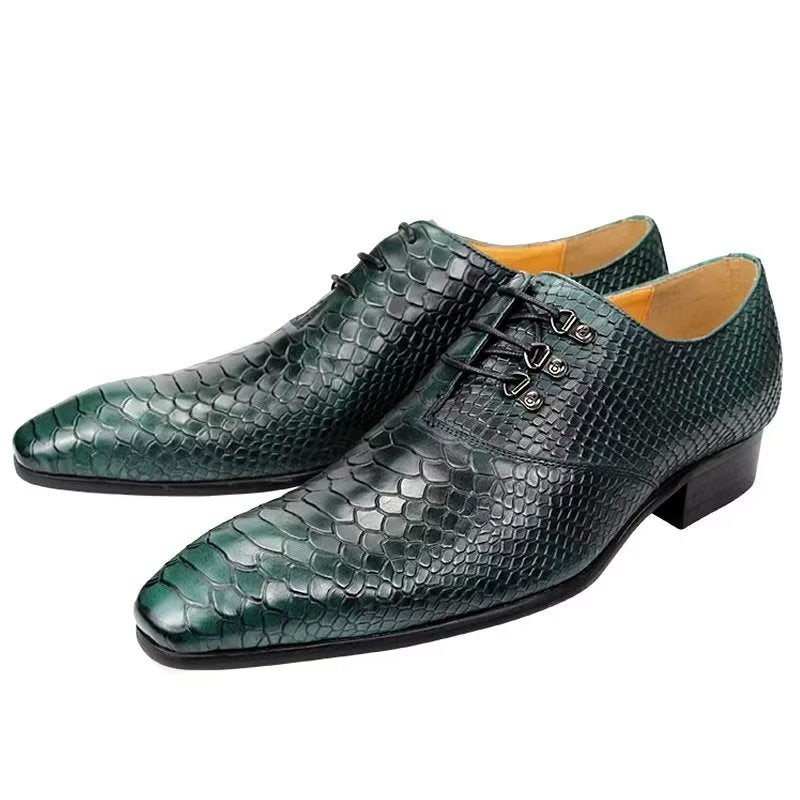 Ανδρικά Επίσημα Παπούτσια Wedding Brogues - Πράσινο