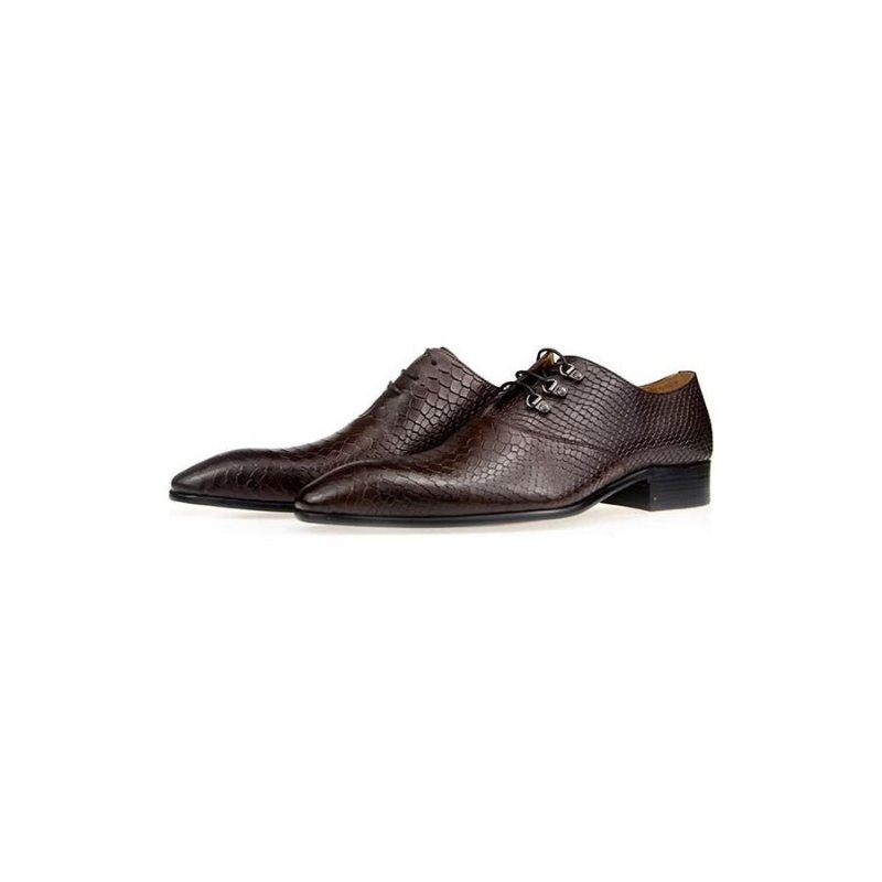 Ανδρικά Επίσημα Παπούτσια Wedding Brogues - Κόκκινο