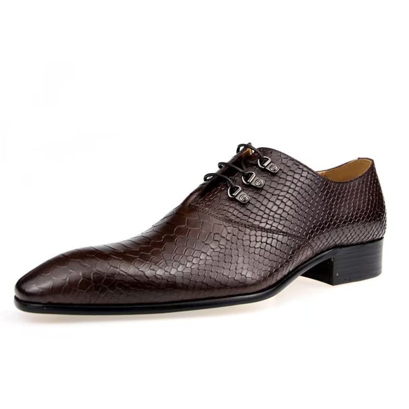 Ανδρικά Επίσημα Παπούτσια Wedding Brogues - Κόκκινο