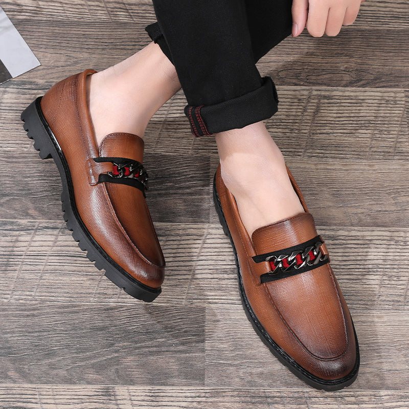 Ανδρικά Επίσημα Παπούτσια Wedding Derby Loafers - Λευκό