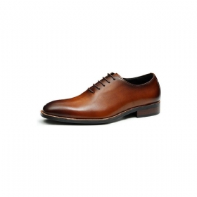 Ανδρικά Επίσημα Παπούτσια Γαμήλια Brogue Exotic Καφέ Πόρπη