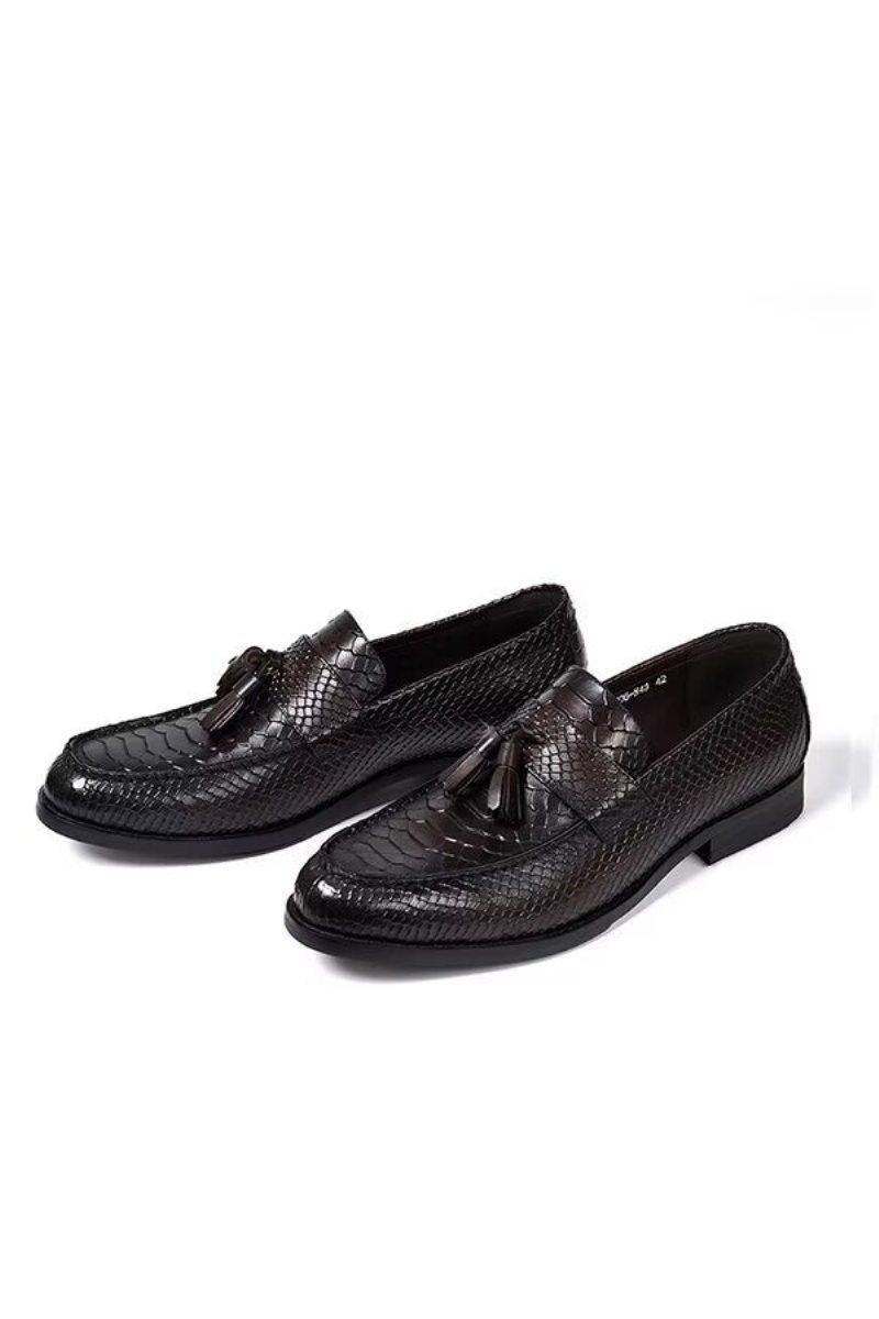 Ανδρικά Επίσημα Παπούτσια Γυαλισμένα Executive Slip-on Φόρεμα