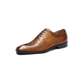 Ανδρικά Επίσημα Παπούτσια Δερμάτινα Brogue Oxford