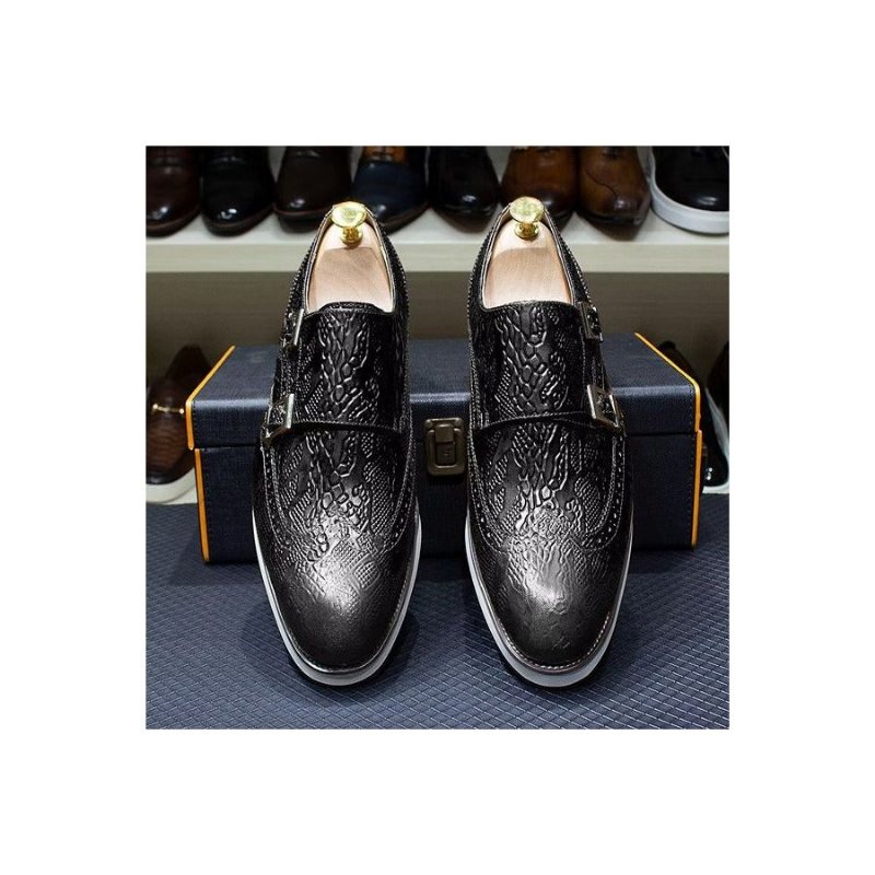 Ανδρικά Επίσημα Παπούτσια Πλούσιο Brogue Wedding Oxford - Μαύρο