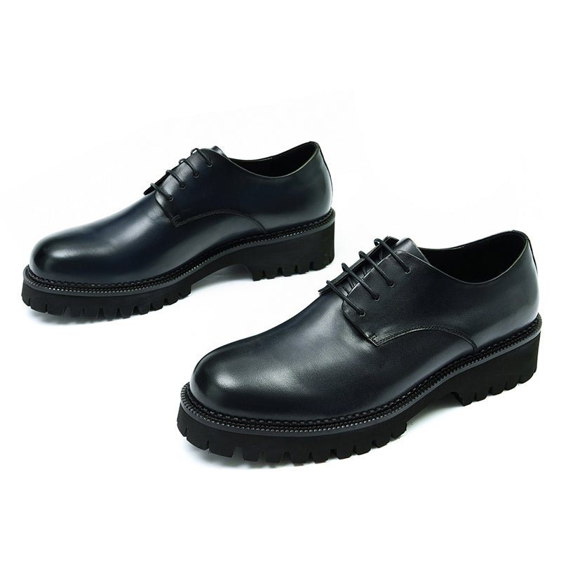 Ανδρικά Επίσημα Παπούτσια Πολυτέλεια Lace-up Brogue Oxford Dress Up - Μαύρο