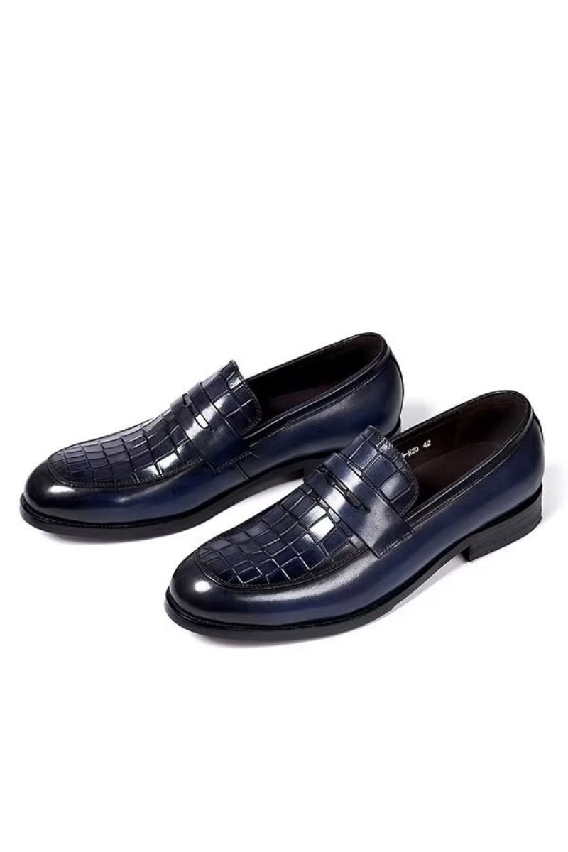 Ανδρικά Επίσημα Παπούτσια Φορέματος Sartorial Splendor Slip-on - Μπλε