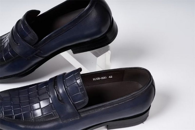 Ανδρικά Επίσημα Παπούτσια Φορέματος Sartorial Splendor Slip-on - Μπλε