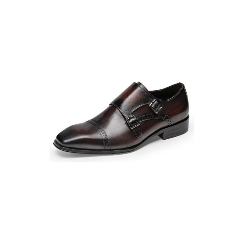 Ανδρικά Επίσημα Παπούτσια Φόρεμα Monkstraps - Καφές