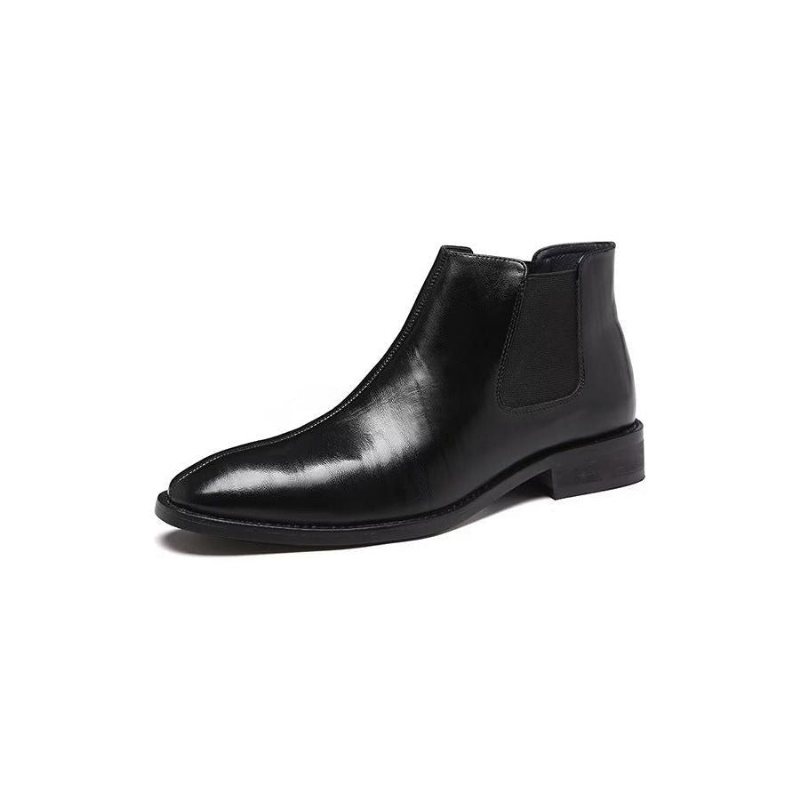 Ανδρικά Μποτάκια Chelsea Boots Με Ανάγλυφο Μυτερό