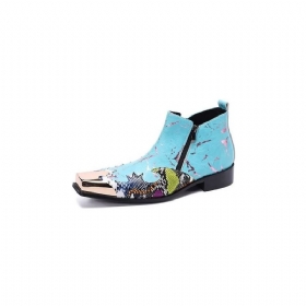 Ανδρικά Μποτάκια Chic Exotic Δερμάτινα Slip-on Chelsea