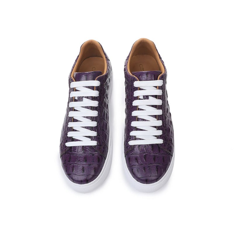 Ανδρικά Παπούτσια Casual Exotic Lace Up - Μωβ