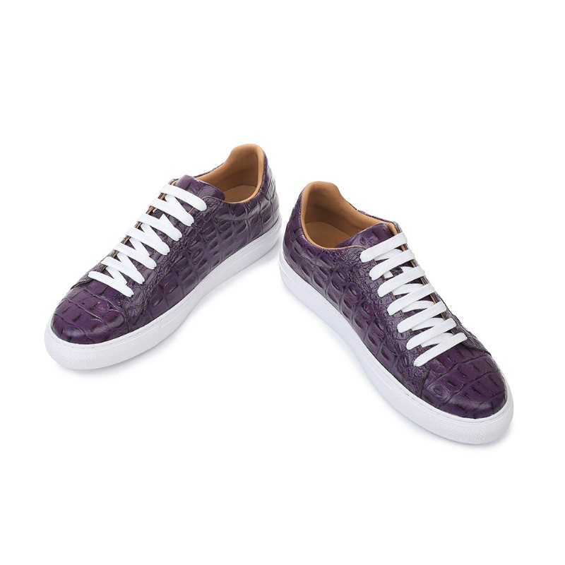 Ανδρικά Παπούτσια Casual Exotic Lace Up - Μωβ