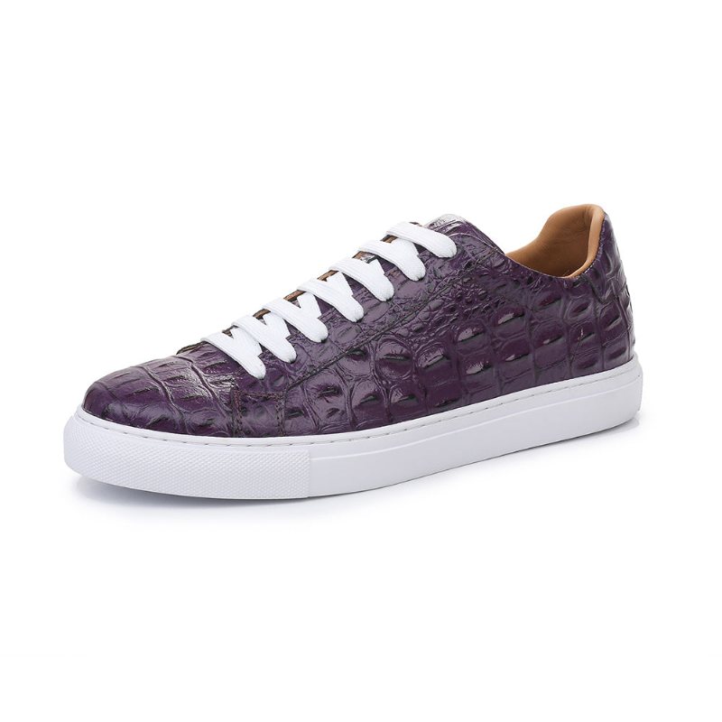 Ανδρικά Παπούτσια Casual Exotic Lace Up - Μωβ