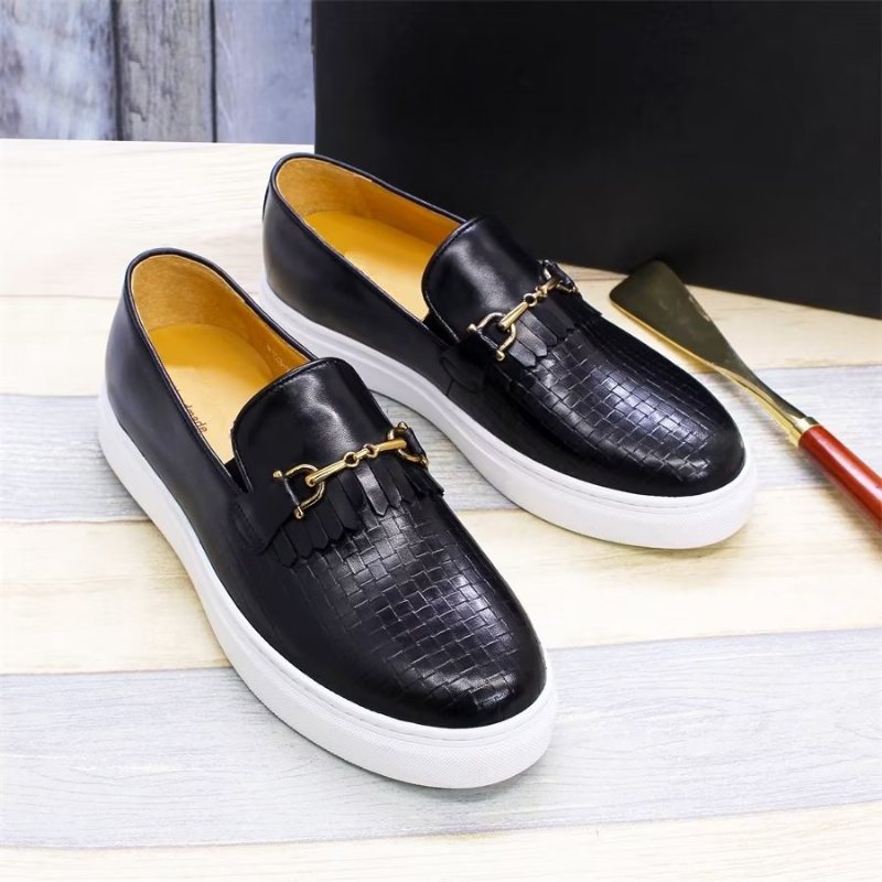 Ανδρικά Παπούτσια Casual Exotic Slip-on - Μαύρο