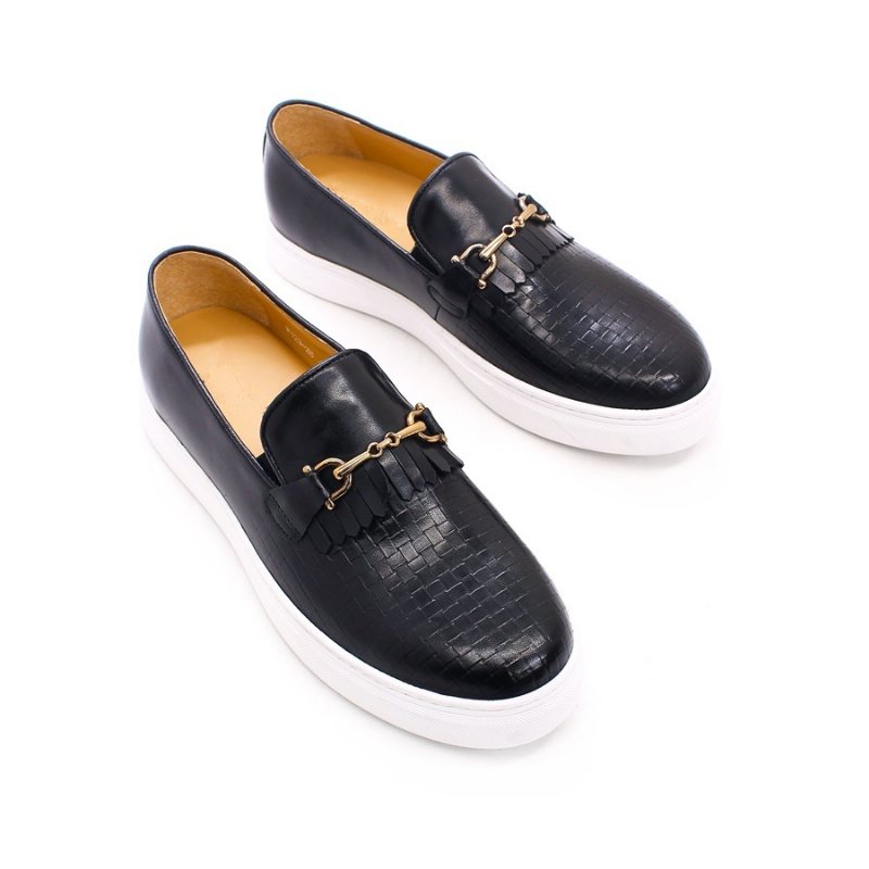 Ανδρικά Παπούτσια Casual Exotic Slip-on - Μαύρο