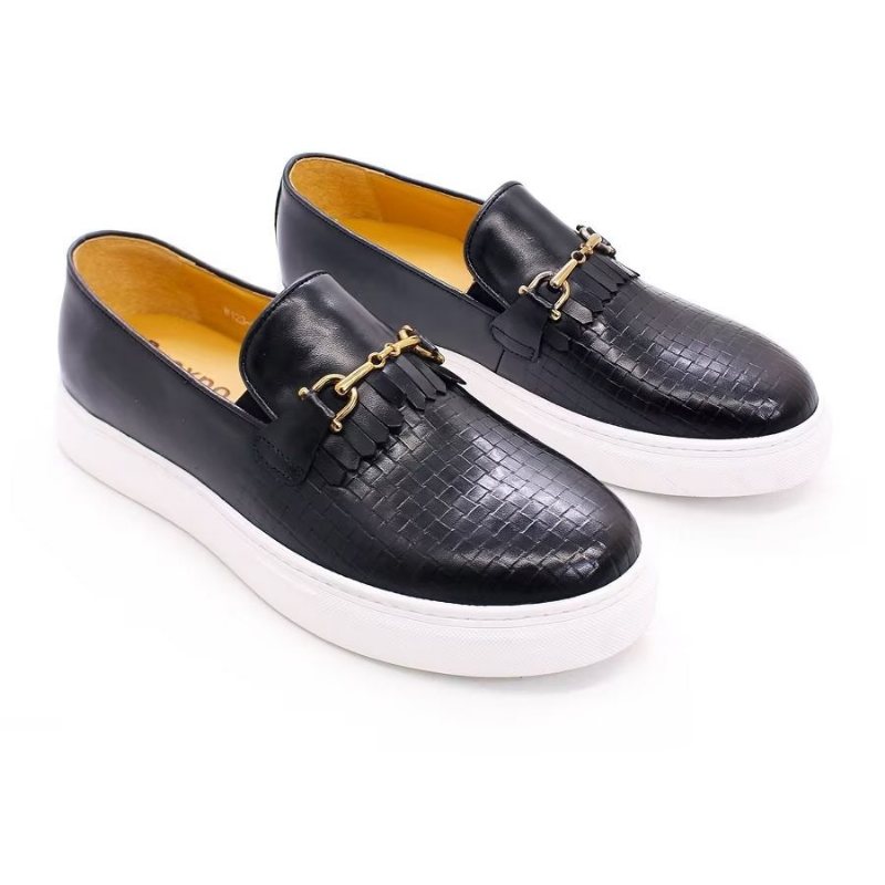 Ανδρικά Παπούτσια Casual Exotic Slip-on - Μαύρο