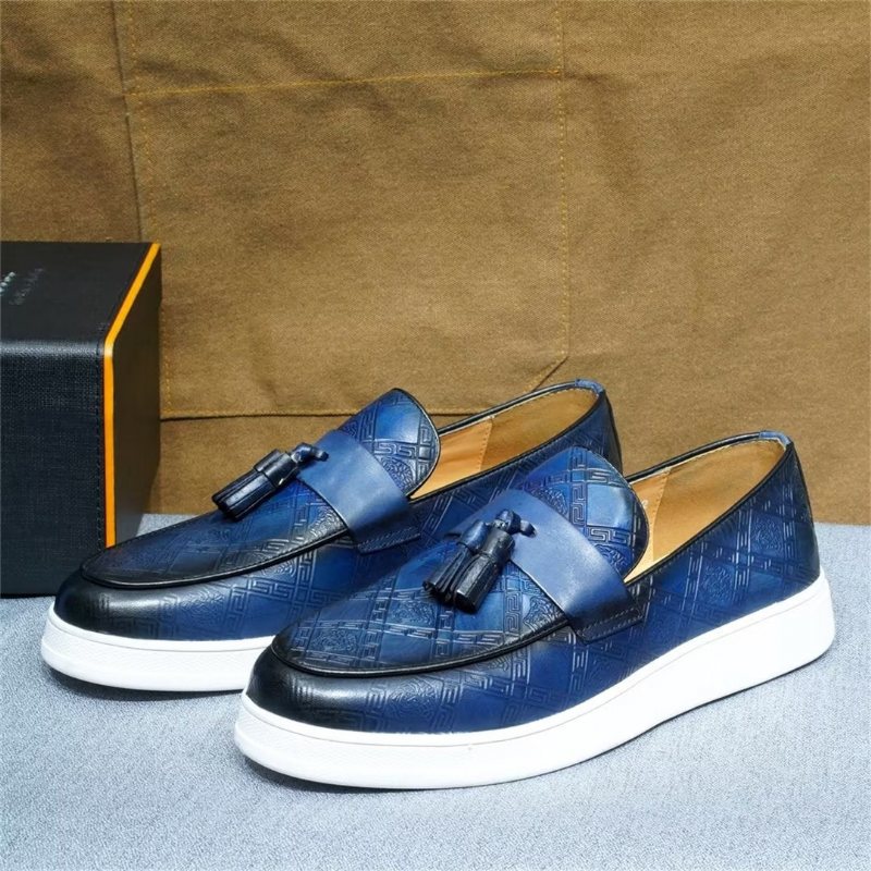 Ανδρικά Παπούτσια Casual Exotic Slip-on - Μπλε