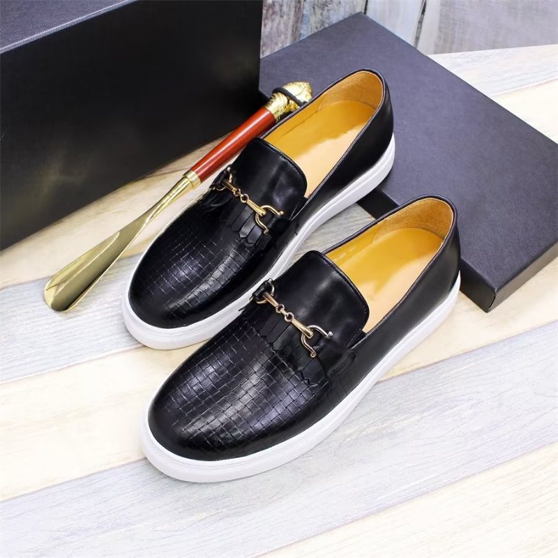 Ανδρικά Παπούτσια Casual Exotic Slip-on - Μαύρο