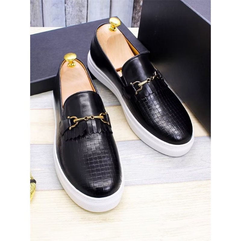 Ανδρικά Παπούτσια Casual Exotic Slip-on - Μαύρο