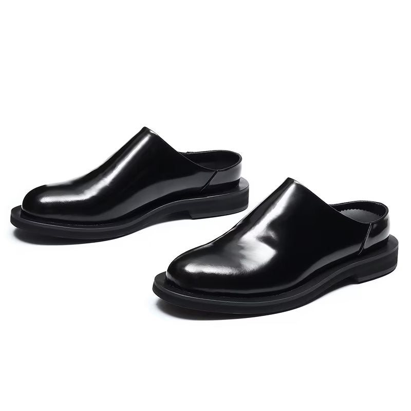 Ανδρικά Παπούτσια Casual Exotic Slip-ons - Μαύρο 