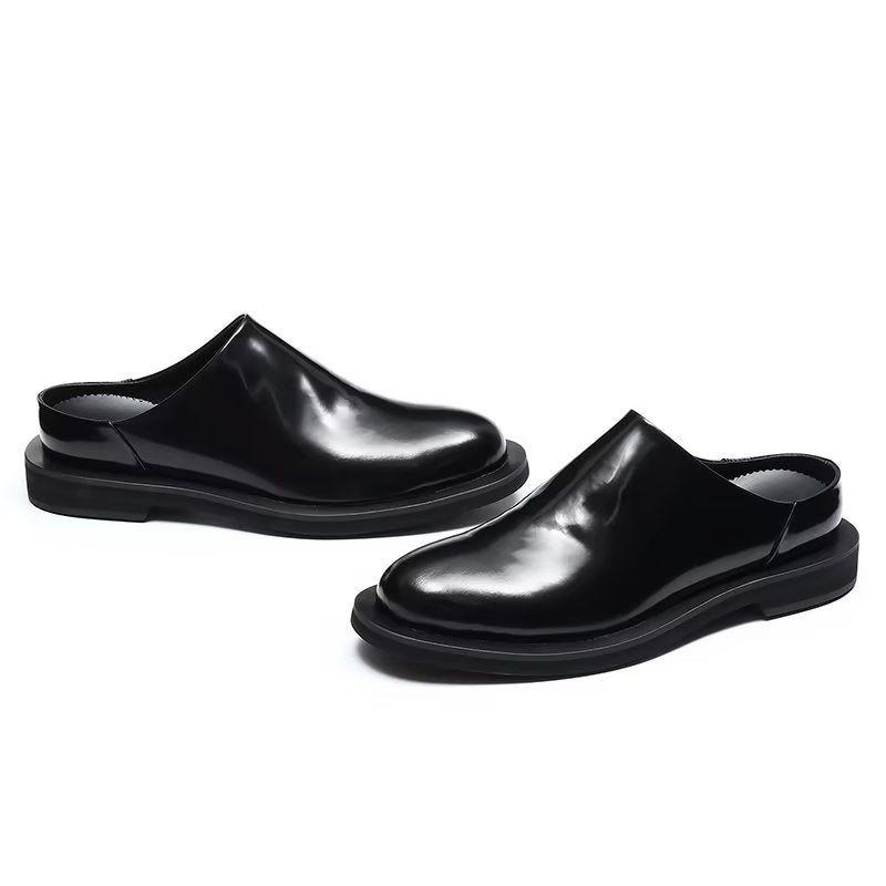 Ανδρικά Παπούτσια Casual Exotic Slip-ons - Μαύρο 