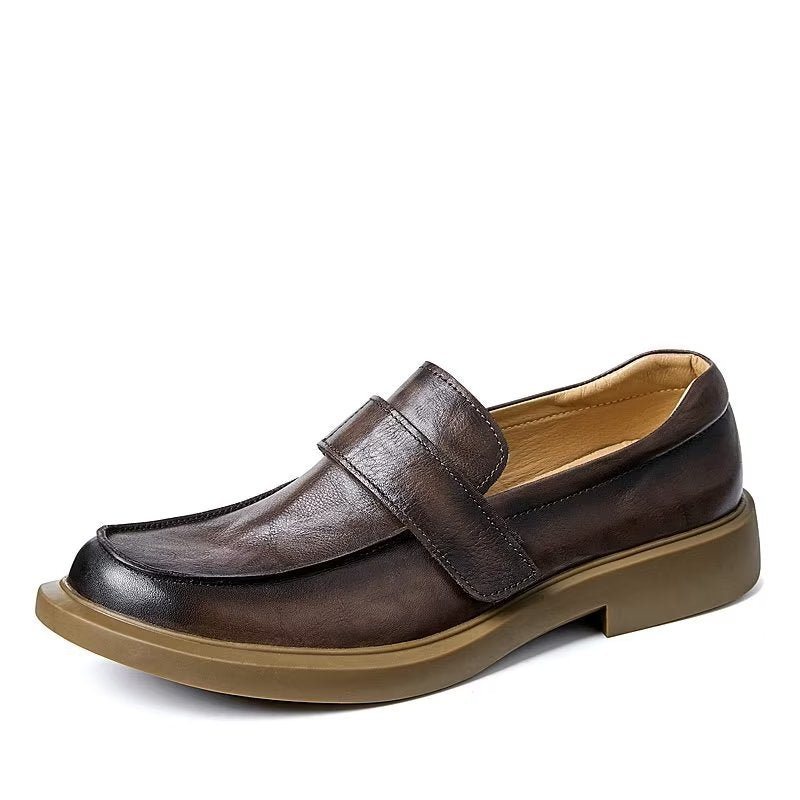 Ανδρικά Παπούτσια Casual Lavish Δερμάτινα Slip-ons Η Απόλυτη Αναβάθμιση Στυλ - Καφές