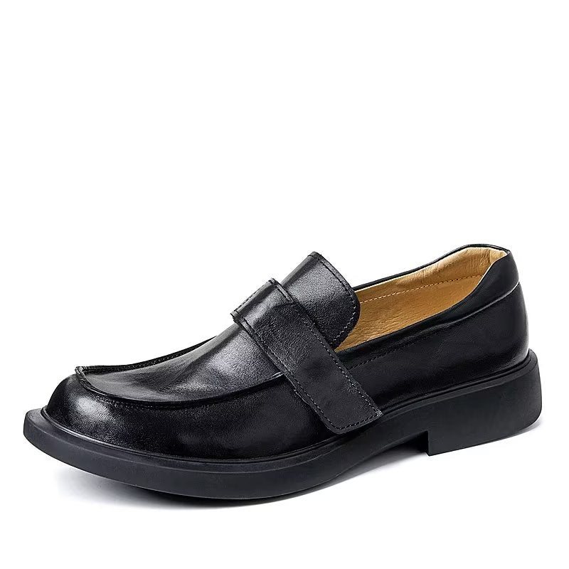 Ανδρικά Παπούτσια Casual Lavish Δερμάτινα Slip-ons Η Απόλυτη Αναβάθμιση Στυλ - Μαύρο 