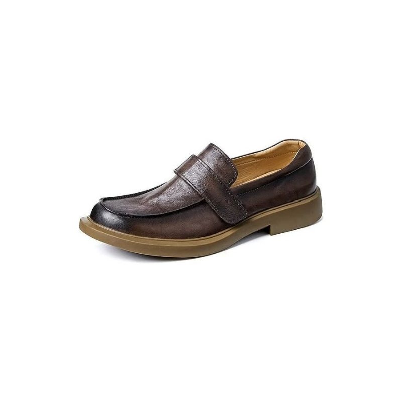 Ανδρικά Παπούτσια Casual Lavish Δερμάτινα Slip-ons Η Απόλυτη Αναβάθμιση Στυλ - Καφές