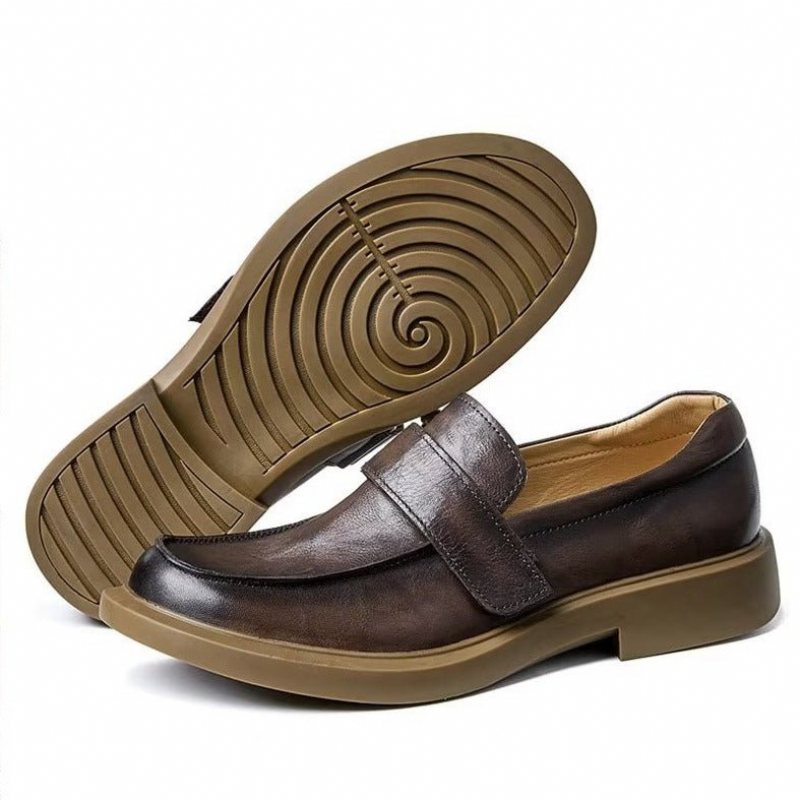 Ανδρικά Παπούτσια Casual Lavish Δερμάτινα Slip-ons Η Απόλυτη Αναβάθμιση Στυλ - Καφές