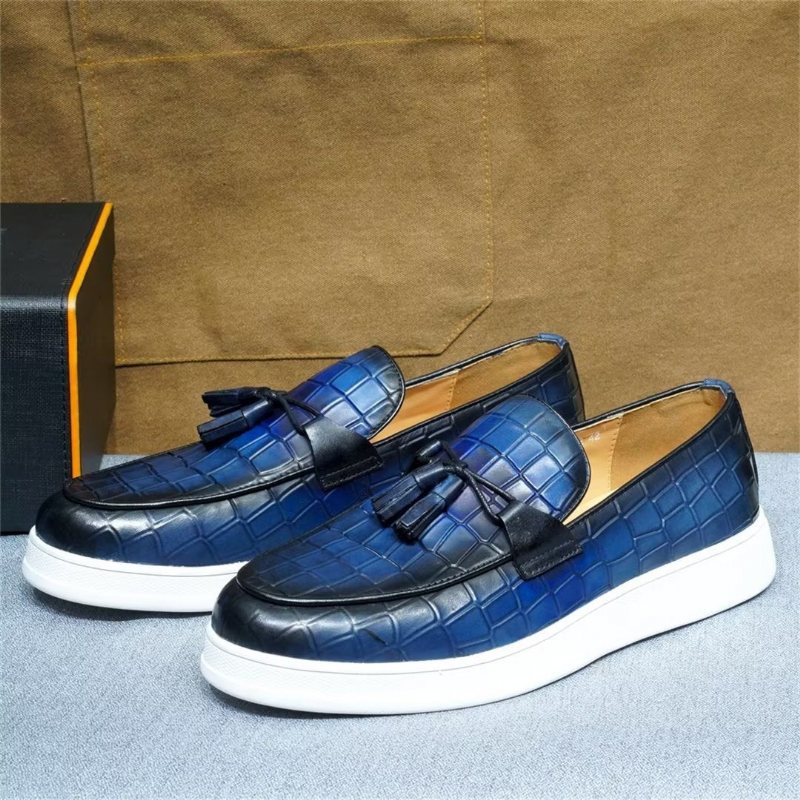 Ανδρικά Παπούτσια Casual Modish Slip-ons - Μπλε