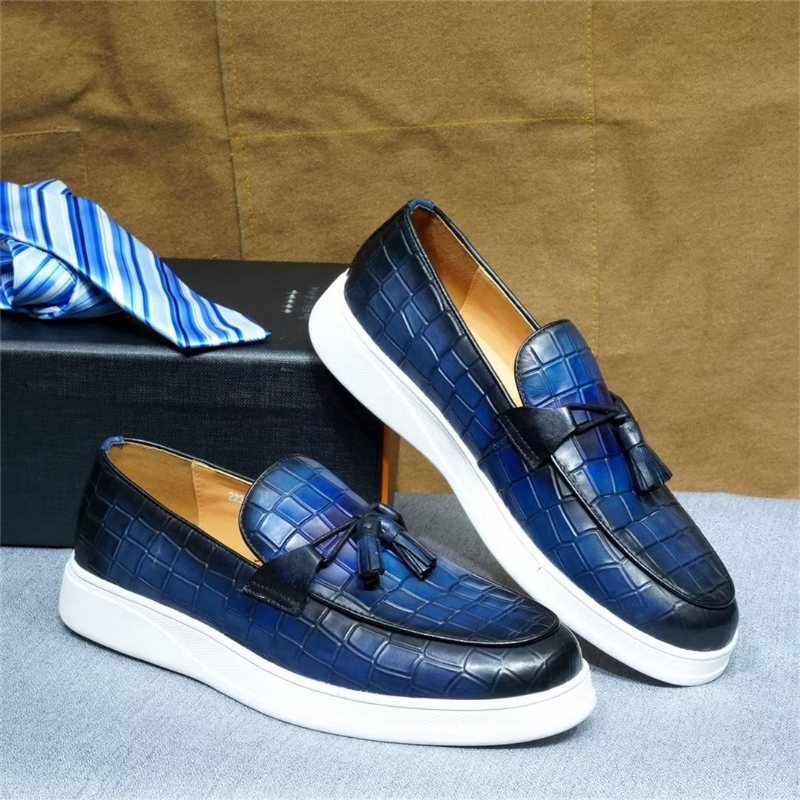 Ανδρικά Παπούτσια Casual Modish Slip-ons - Μπλε