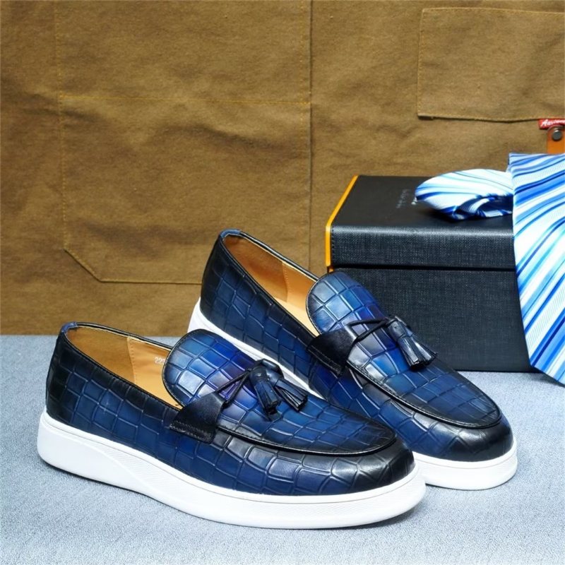 Ανδρικά Παπούτσια Casual Modish Slip-ons - Μπλε