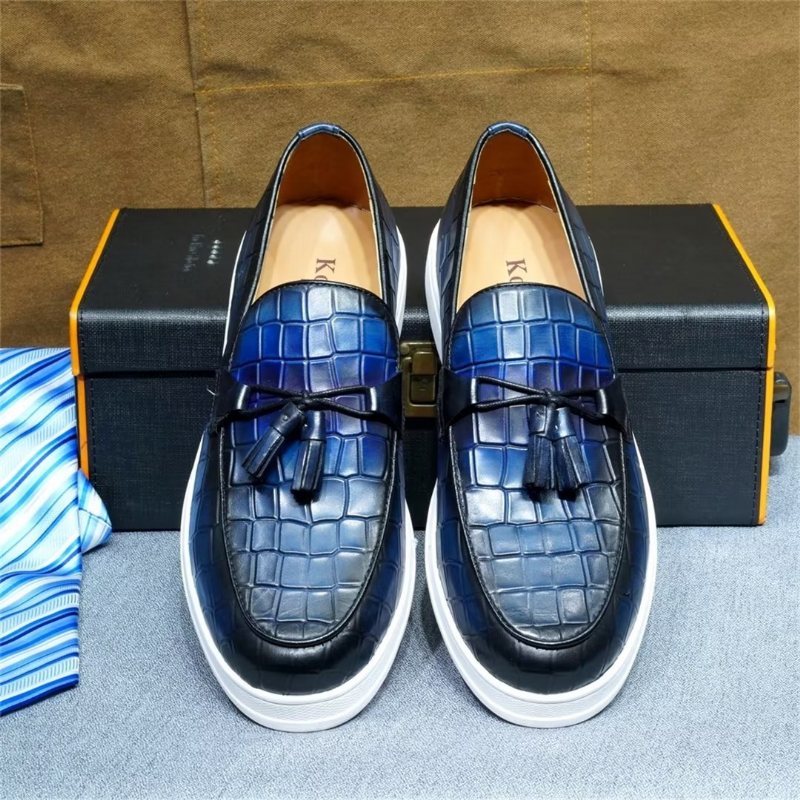 Ανδρικά Παπούτσια Casual Modish Slip-ons - Μπλε