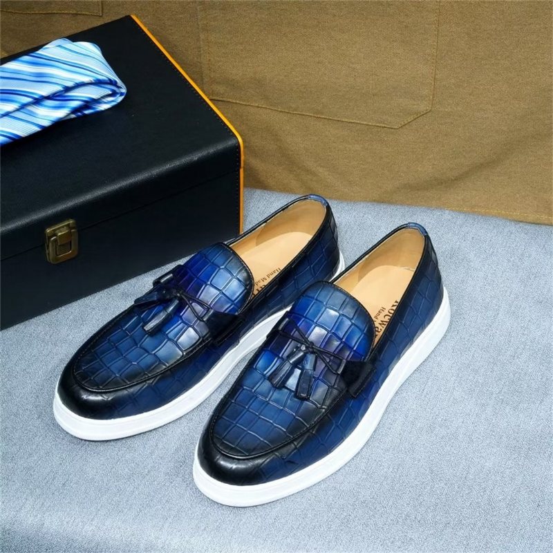 Ανδρικά Παπούτσια Casual Modish Slip-ons - Μπλε