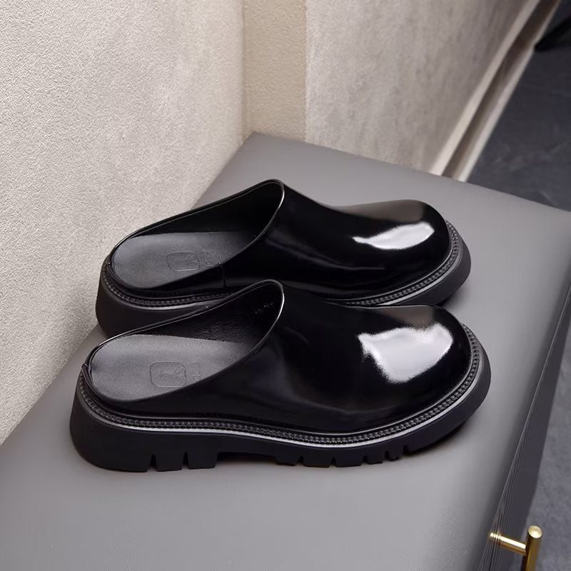 Ανδρικά Παπούτσια Casual Slip On - Μαύρος