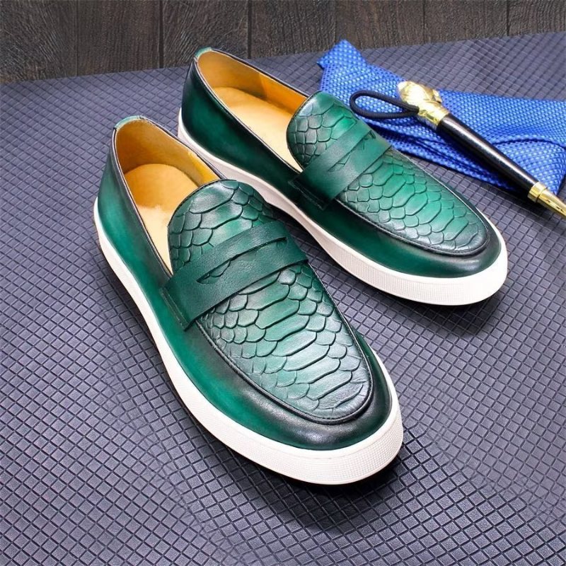 Ανδρικά Παπούτσια Casual Slip-on - Πράσινο