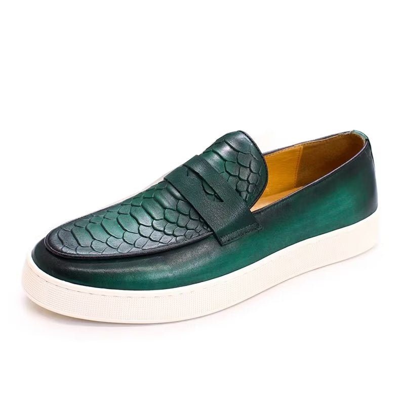 Ανδρικά Παπούτσια Casual Slip-on - Πράσινο