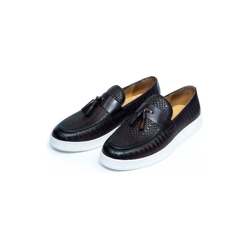 Ανδρικά Παπούτσια Casual Slip-on Elegance - Καφέ