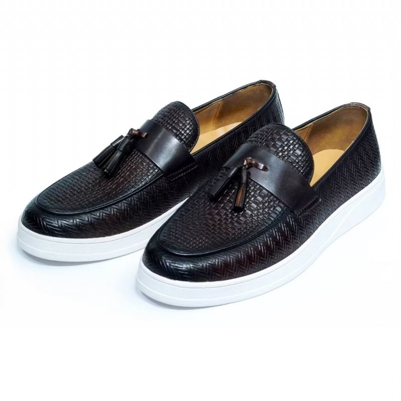 Ανδρικά Παπούτσια Casual Slip-on Elegance - Καφέ