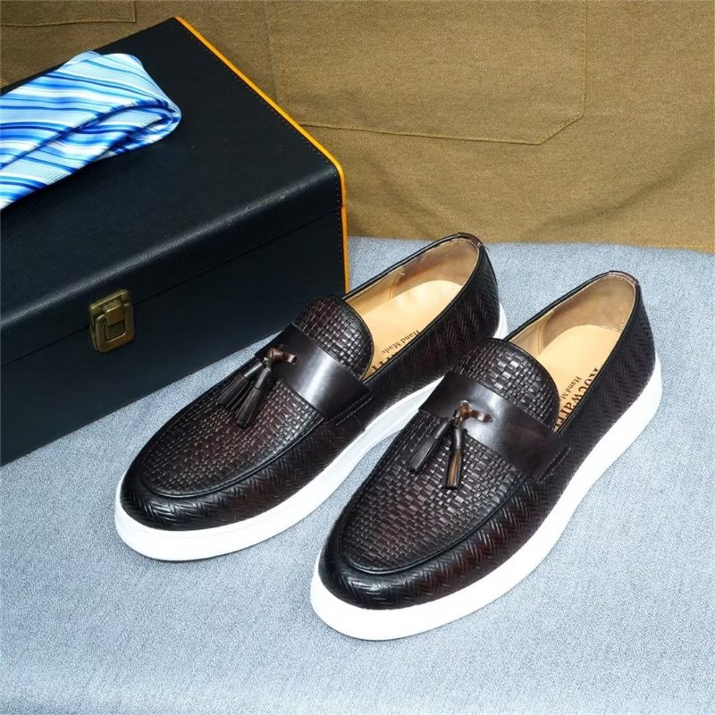 Ανδρικά Παπούτσια Casual Slip-on Elegance - Καφέ