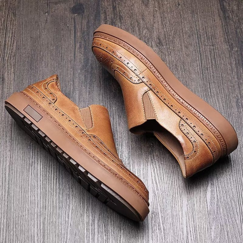 Ανδρικά Παπούτσια Casual Slip-ons - Καφές