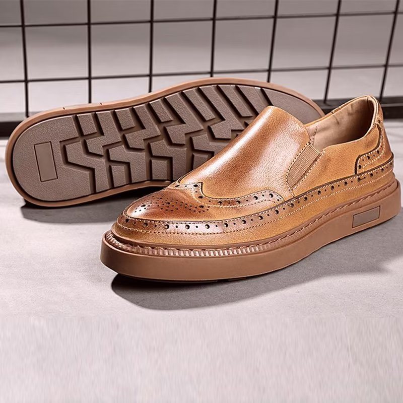 Ανδρικά Παπούτσια Casual Slip-ons - Καφές