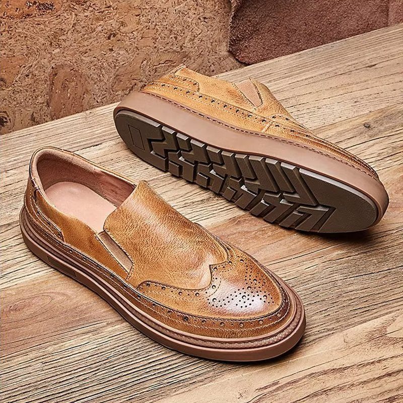 Ανδρικά Παπούτσια Casual Slip-ons - Καφές