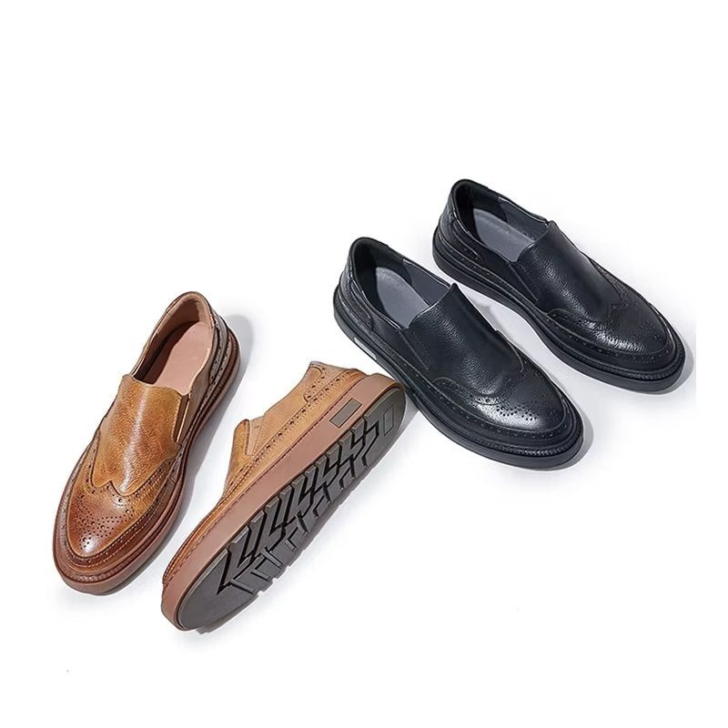 Ανδρικά Παπούτσια Casual Slip-ons - Καφές