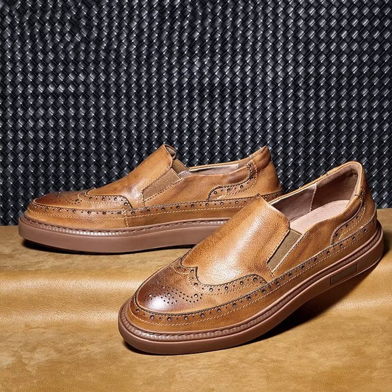 Ανδρικά Παπούτσια Casual Slip-ons - Καφές