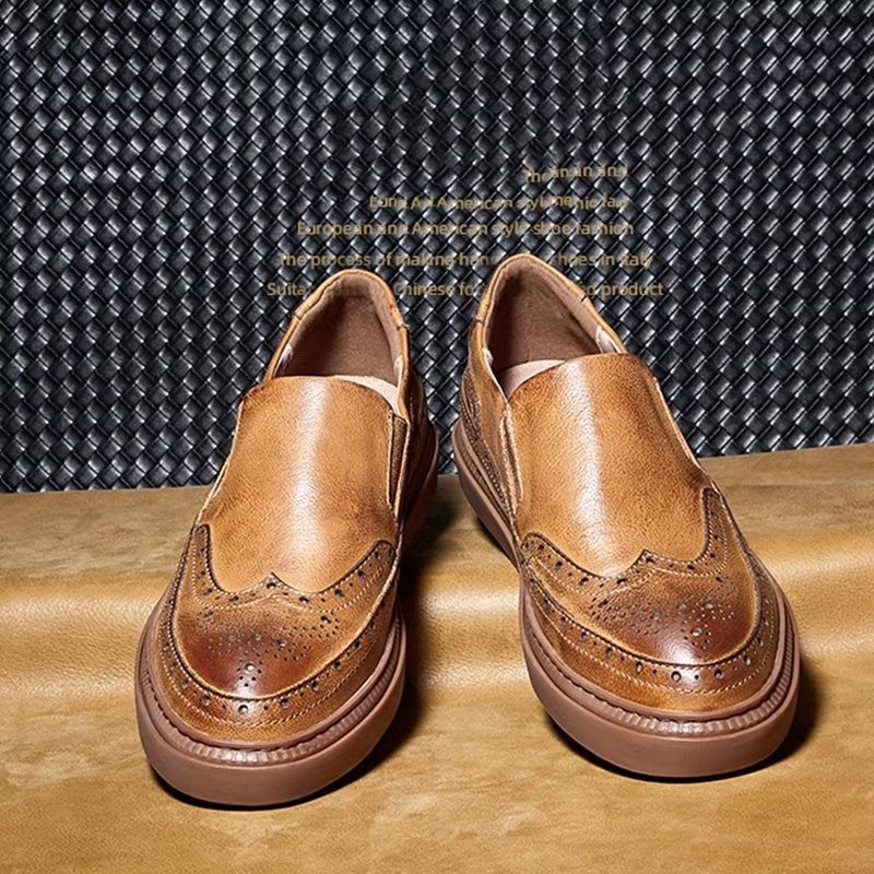 Ανδρικά Παπούτσια Casual Slip-ons - Καφές