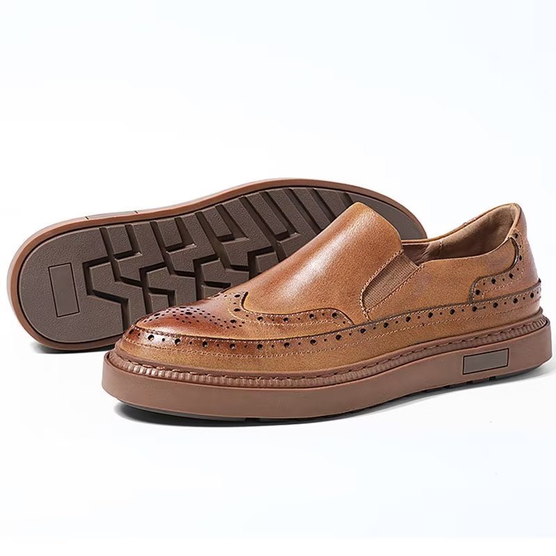 Ανδρικά Παπούτσια Casual Slip-ons - Καφές