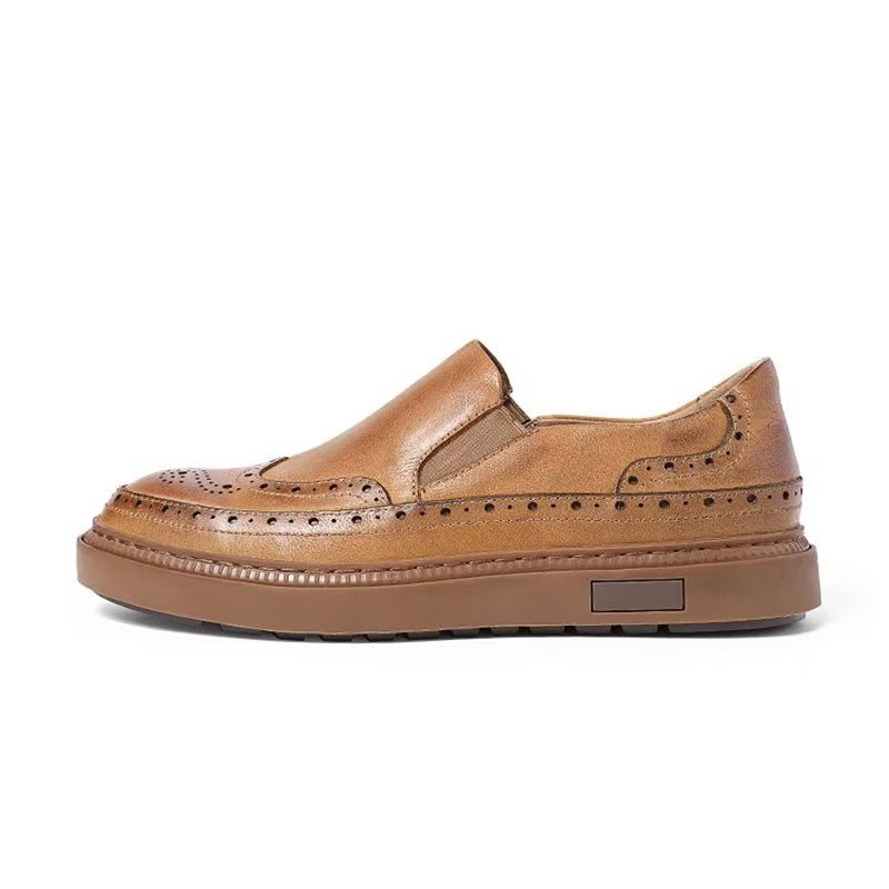 Ανδρικά Παπούτσια Casual Slip-ons - Καφές